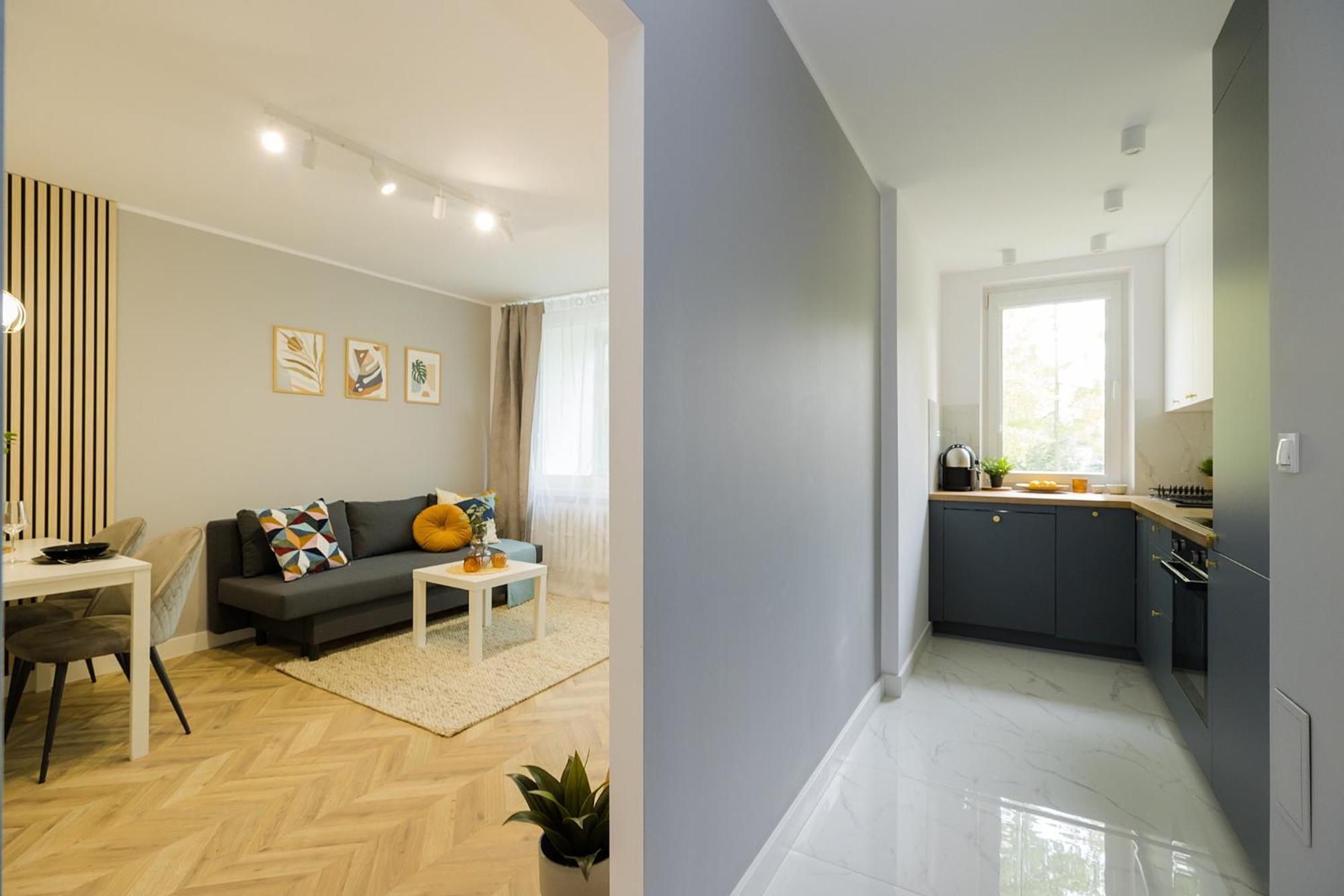Apartamento Mia Metro Station, Reymonta Varsovia Exterior foto