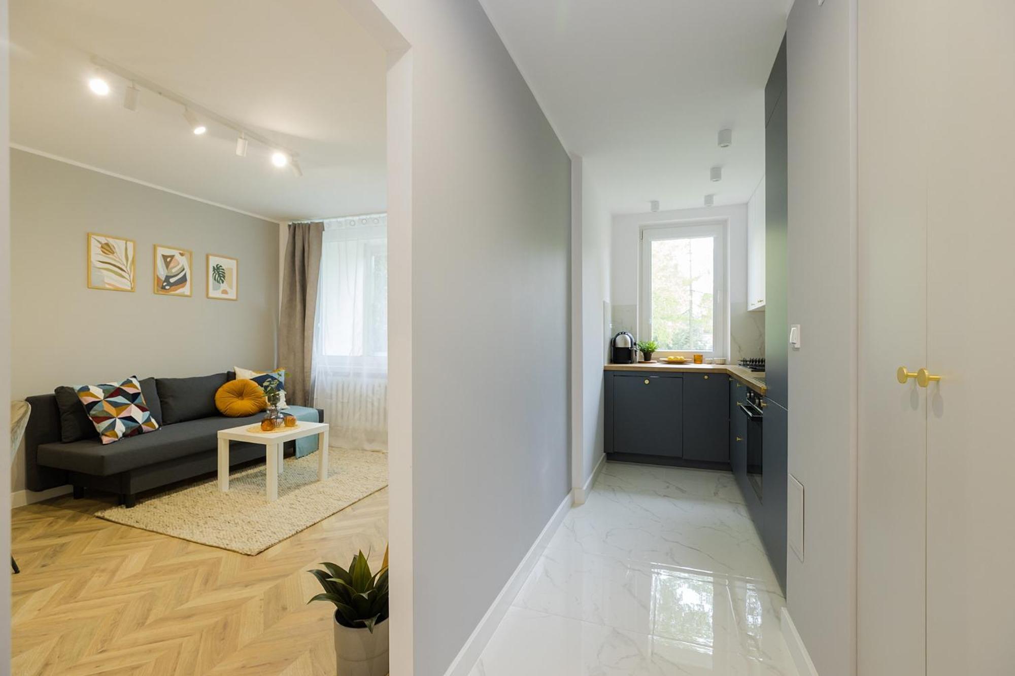 Apartamento Mia Metro Station, Reymonta Varsovia Exterior foto